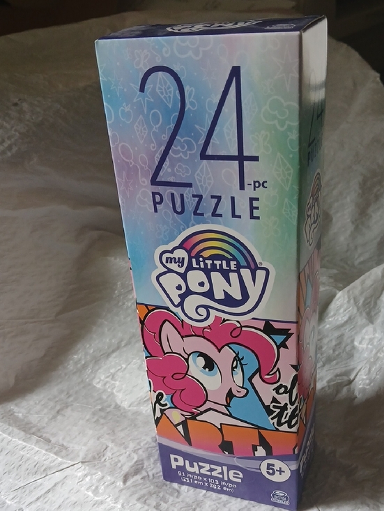 My Little Pony Other - My Little Pony Pink & Blue Rainbow Logo Puzzle